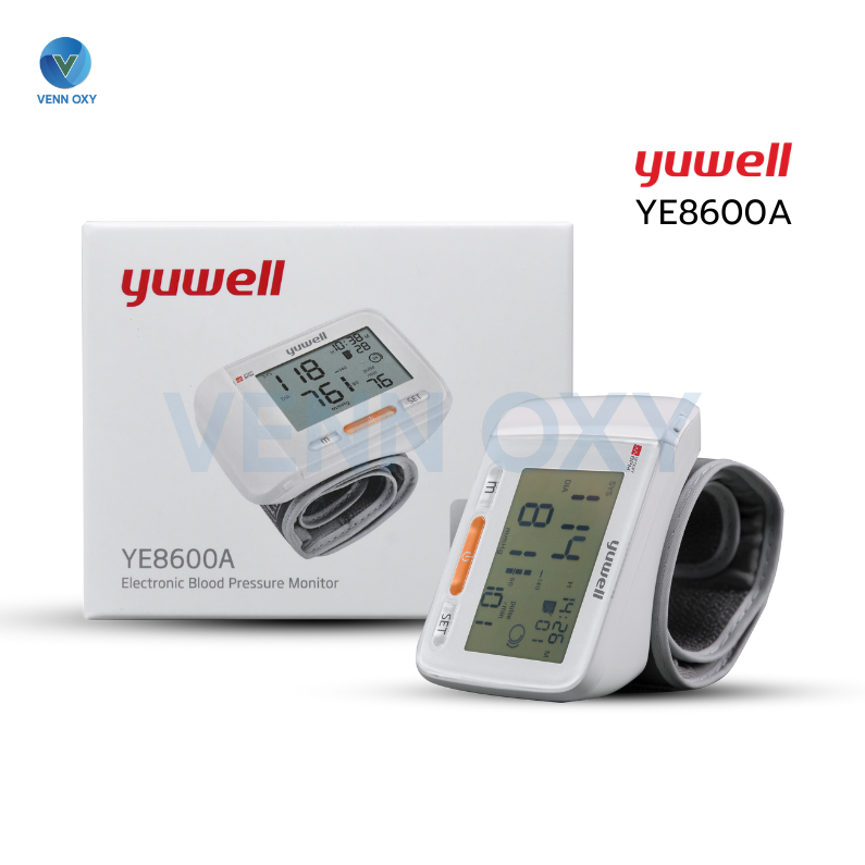 เครื่องวัดความดันโลหิตดิจิตอล แบบพกพา Yuwell รุ่น YE8600A