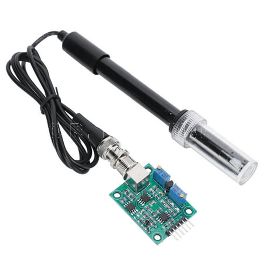 (1ชิ้น) NA520+NA521 เซนเซอร์วัดค่า PH ของน้ำ Liquid PH 0-14 Sensor Module วัดความเป็นกรด-ด่าง ของเหลว pH non-rechargeale electrode probe