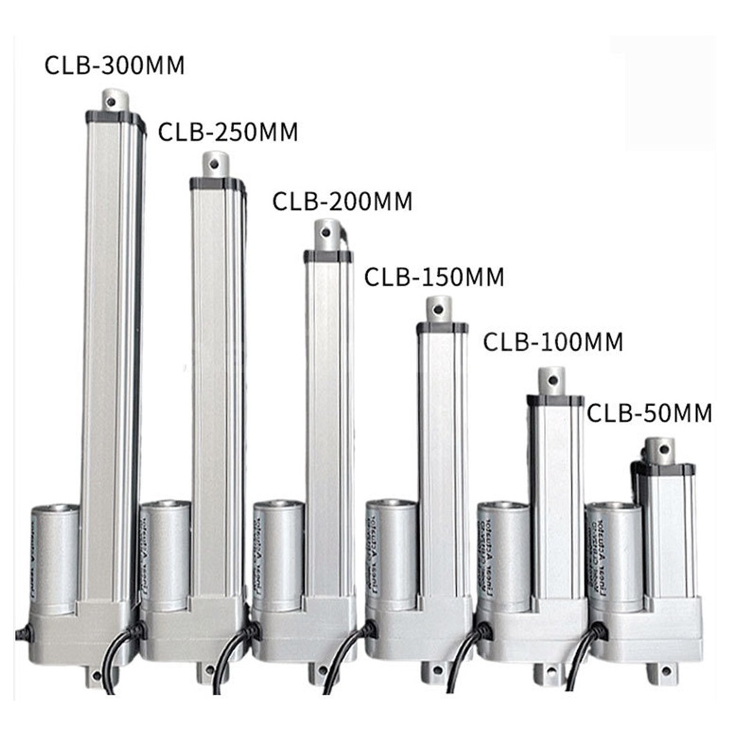 CLB 12VDC 7mm/s มอเตอร์ก้านชัก มอเตอร์แกนชัก ระยะชัก 50-500mm 1500N Electric Linear Actuator Low Noise เสียงรบกวนน้อย พัตเตอร์ไฟฟ้า Putter DC 12V มอเตอร์เชิงเส้น