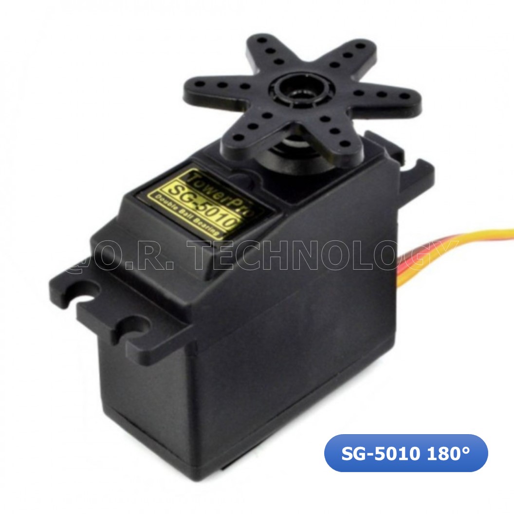 (1ชิ้น) AA172 เซอร์โวมอเตอร์ RC Model SG-5010 38g 180 องศา High Speed & Torque R/C Hobby Coreless Servo