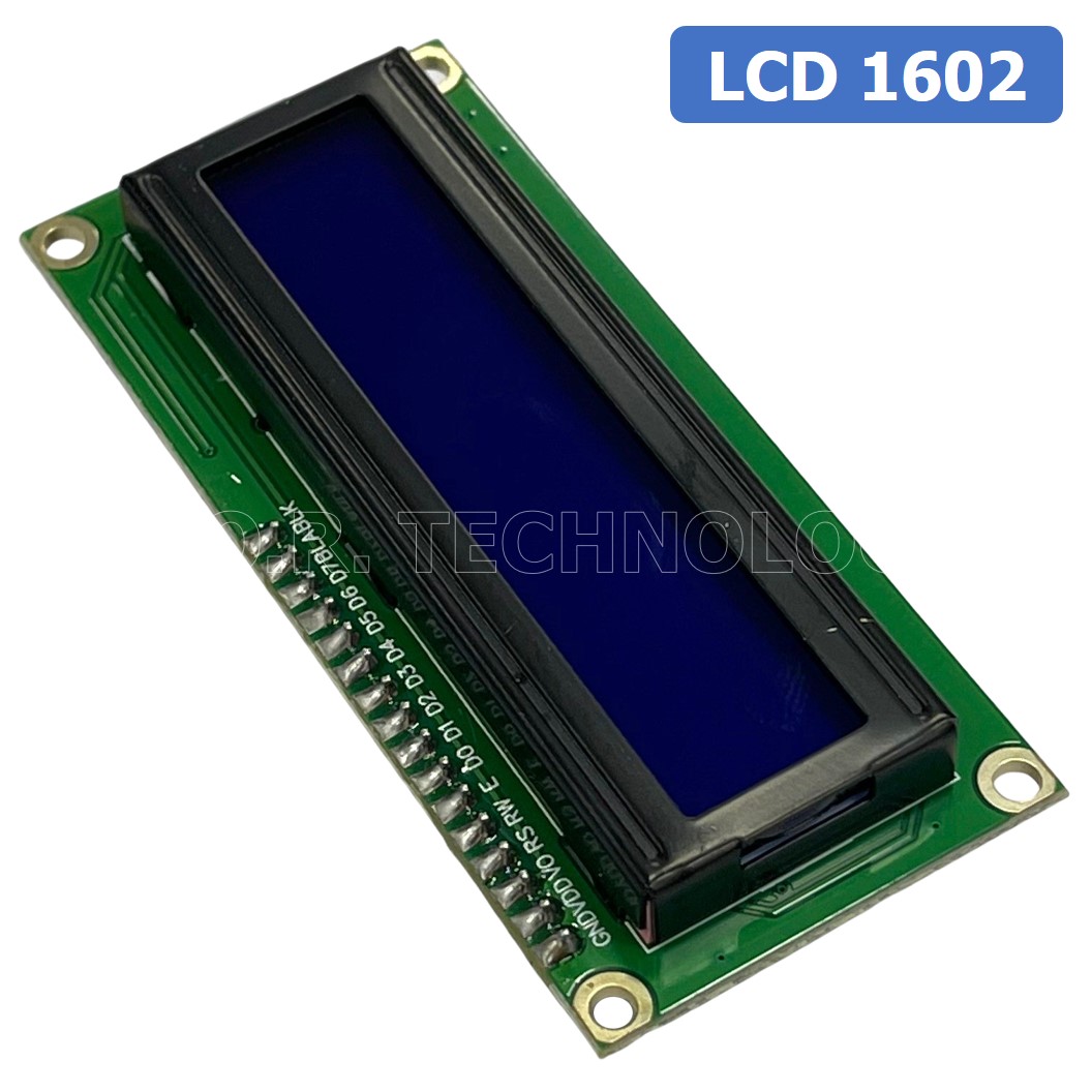 (1ชิ้น) AA346 โมดูลจอแสดงผล แบบบัดกรีขา LCD1602 Blue Backlight with Soldering จอแสดงผล หน้าจอ LCD Module