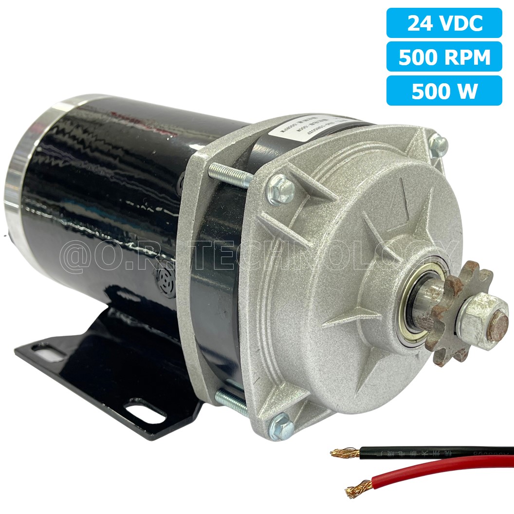 (1ชิ้น) SX6-10850XF มอเตอร์เกียร์ มอเตอร์ทดเฟือง 500W 24VDC 500RPM Gear Brushed Motor