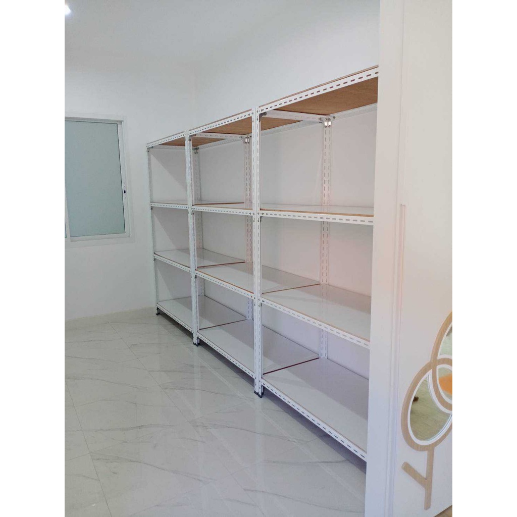 น็อตเหล็กฉาก แผ่นมุมฉากยึดเหล็กฉากรู (ราคารวมแวท) ชั้นวางของ อุปกรณ์ทำชั้นเหล็กฉาก ประกอบเหล็กฉากเจาะรู