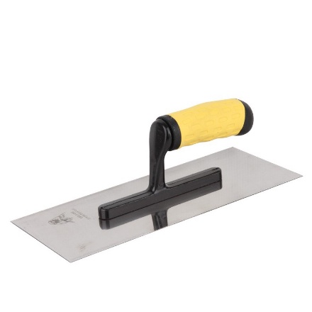 เกรียงฉาบยิมซั่มสแตนเลส มีฟันและไม่มีฟัน มี 2 แบบ (ขายส่งยกกล่อง) เกรียงฉาบ วัสดุก่อสร้าง ผลิตจากสเตนเลส ไม่เป็นสนิม