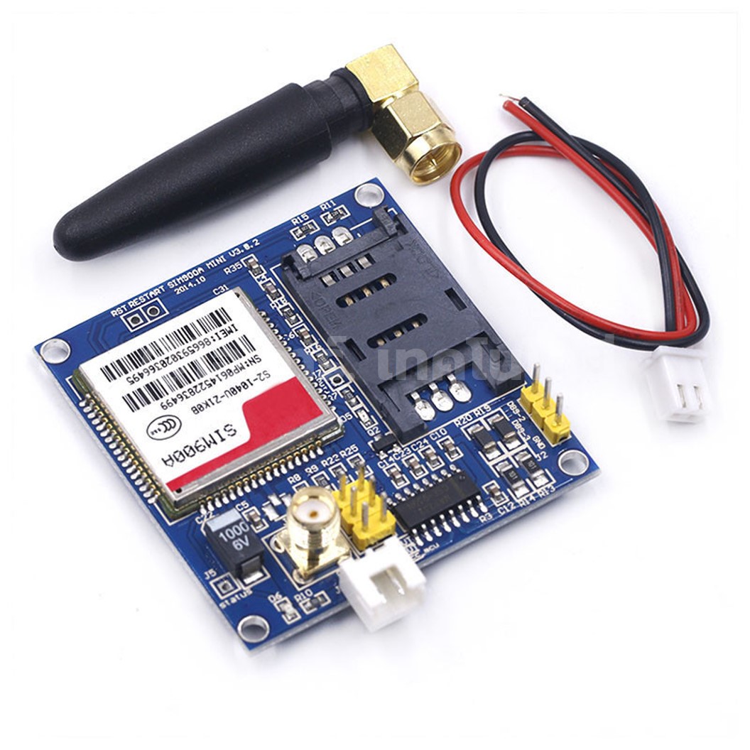 NA251 โมดูลซิม โมดูลสื่อสาร SIM900A V4.0 Kit Wireless Extension Module GSM GPRS Board Antenna