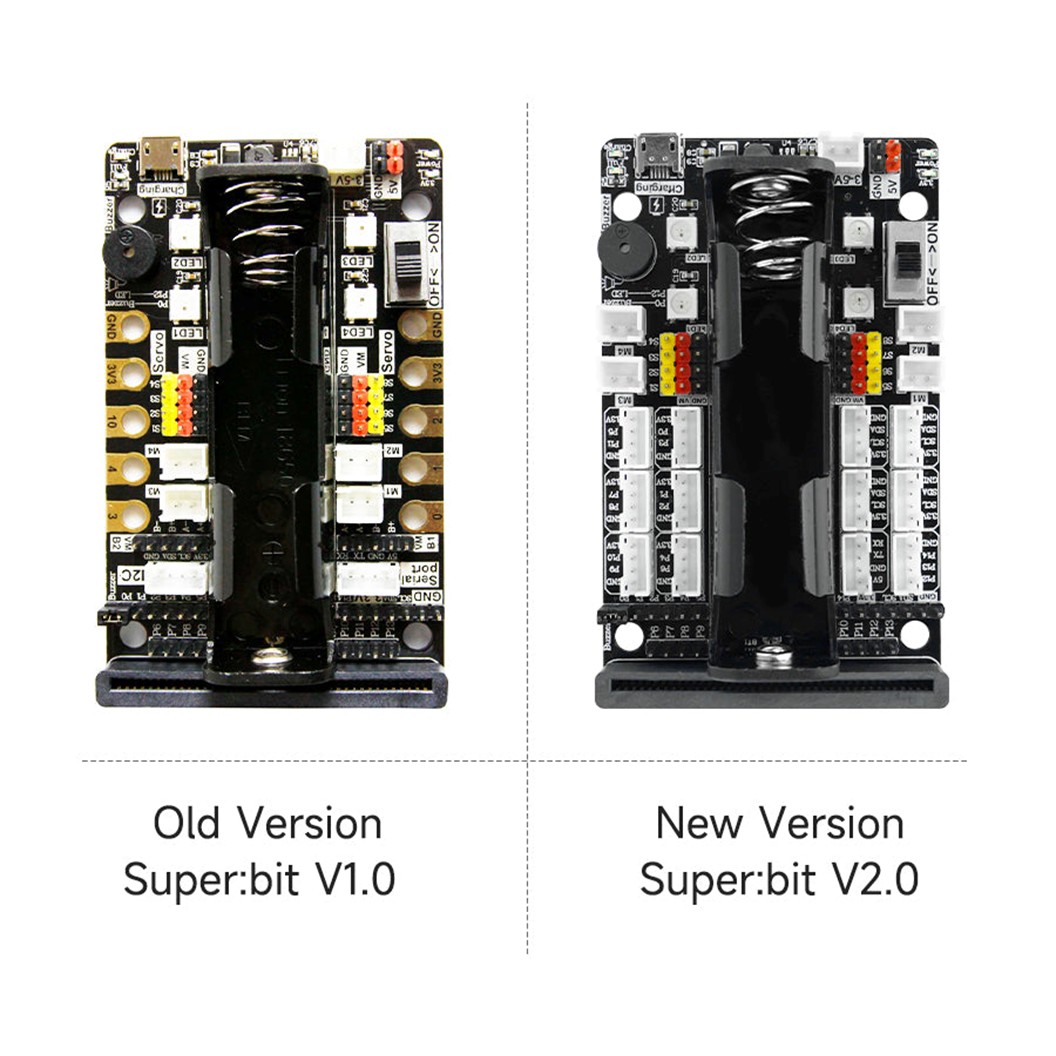 YB-009 (ไม่รวมไมโครบิต) Yahboom บอร์ดขยายขาไมโครบิต Super:bit V2.0 Expansion board for BBC Microbit บอร์ดขยายขา บอร์ดเสริม Superbit V2.0 micro:bit
