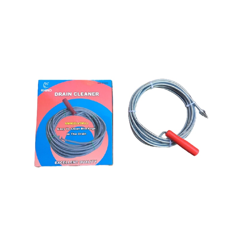 เหล็กทะลวงท่อตัน (ราคารวมแวท) งูเหล็ก งูเหล็กทะลวงท่อตัน แก้ท่อตัน ท่อระบายตัน ส้วมตัน สปริงทะลวงท่อ