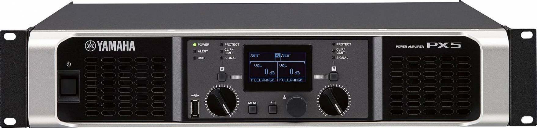 Yamaha Power Amplifier Class-D ขนาด 500W รุ่น PX5 ของแท้ 100 % (ส่งฟรี ยกเว้นเขตพิเศษ)
