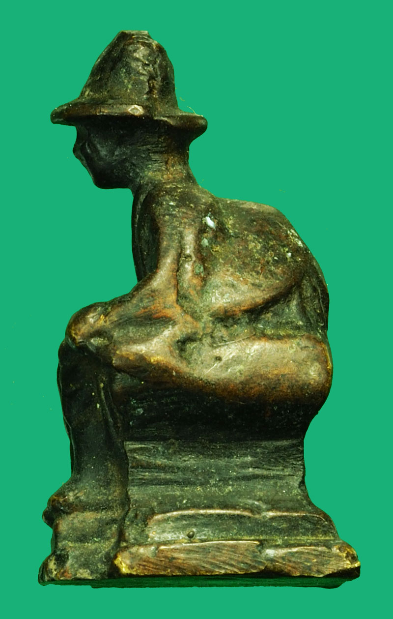 ขายแล้ว*36345 พระหล่อพระเจ้าตากสินมหาราช ไม่ทราบปี เนื้อทองเหลือง (ส่วนตัวดุแล้วเป็นพระเล่นแค่ชอบ) 8