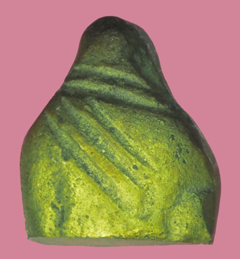 *39496 พระสังกัจจายณ์โบราณ เนื้อทองเหลืองเก่าไม่ทราบที่ 8