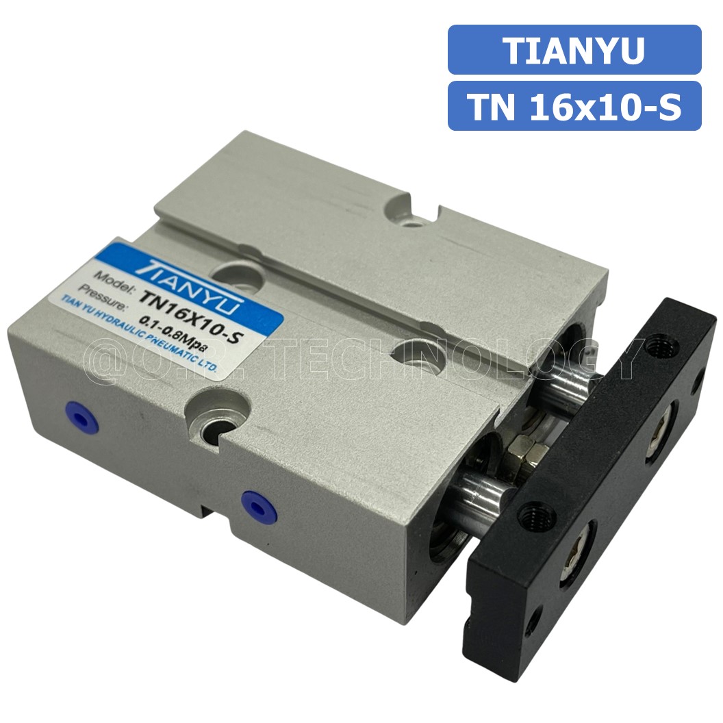 (1ชิ้น) TN 16x10-S กระบอกลม แบบแกนคู่ กระบอกลมคอมแพ็ค 2 แกน Twin-Rod Cylinder compact Double-shaft Air Pneumatic