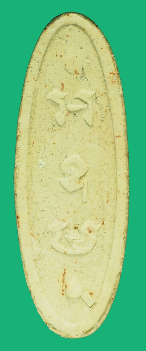 ขายแล้ว*37685 พระพุทธลีลา 25 ศตวรรษ ปี 2500 เนื้อดิน 9.1