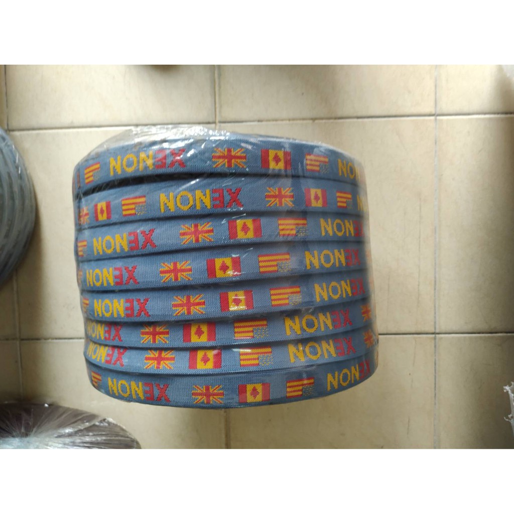 ยางยืด ''ลายธงชาติ'' ยางยืดกางเกง ขอบเอวกางเกง ขนาด 1 นิ้ว / 1 ม้วน ความยาว 30 เมตร (ราคารวมแวท ถูกที่สุด)