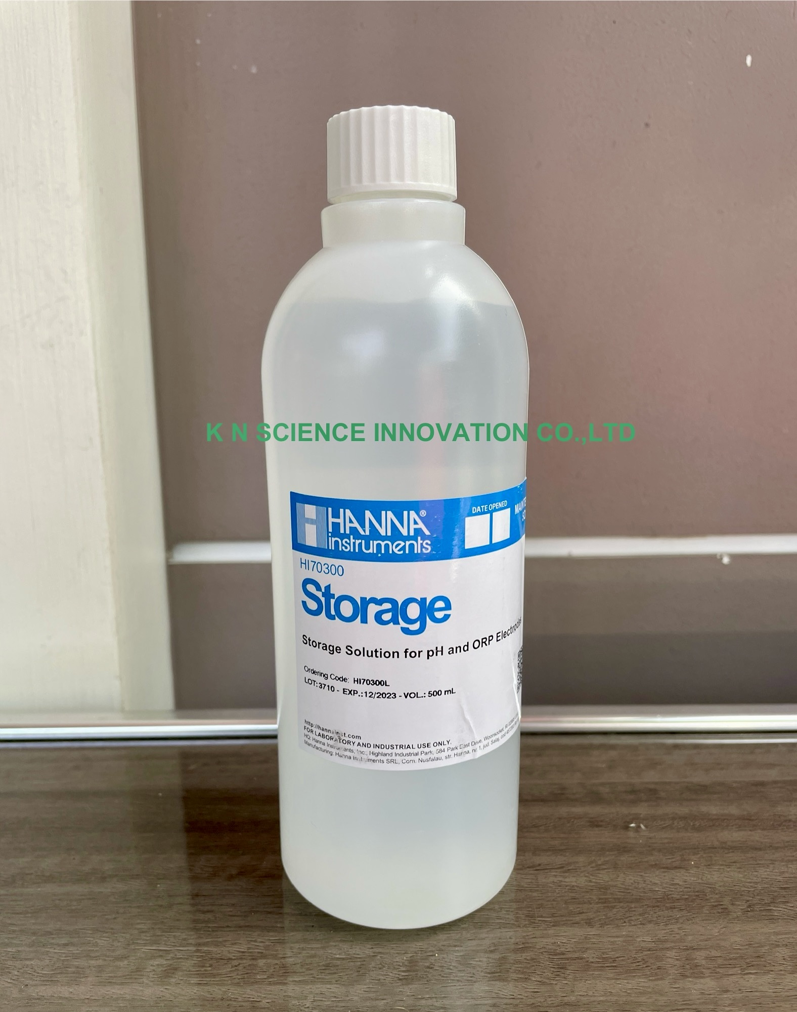 น้ำยาเก็บรักษาหัววัด pH/ORP ,Electrode Storage Solution for pH/ORP (500 mL) HI70300L ยี่ห้อ Hanna Instruments HI70300L