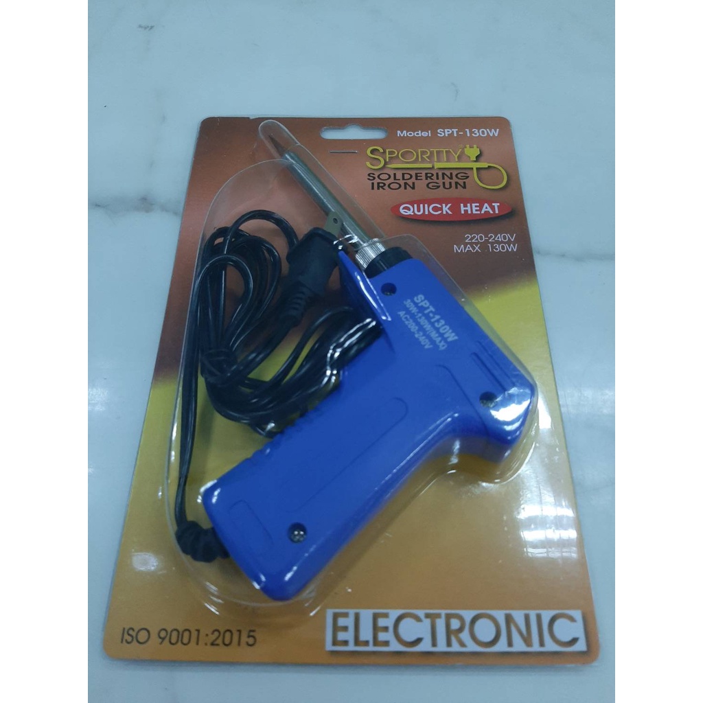 หัวแร้งปืน SPORTTY รุ่นปรับความร้อน SPT-130w (ราคารวมแวท) หัวแร้งปืน หัวแร้ง บัดกรี ที่เชื่อมตะกั่ว{2200407602}