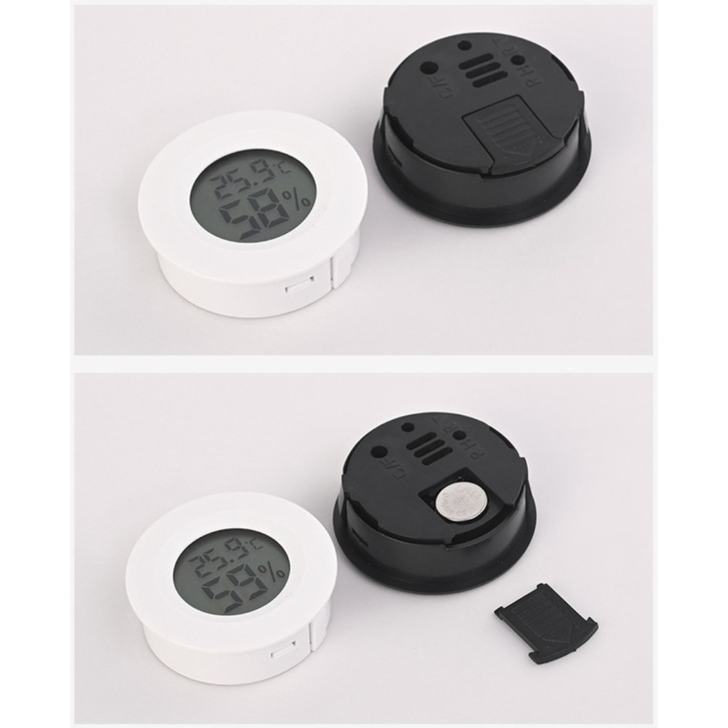 TPM-40 สีขาว/สีดำ เครื่องวัดอุณหภูมิและความชื้น สีขาว ไฮโกรมิเตอร์ Hygrometer (-50°C-70°C)(10%-90%RH) WHITE/BLACK เทอร์โมมิเตอร์ Thermometer