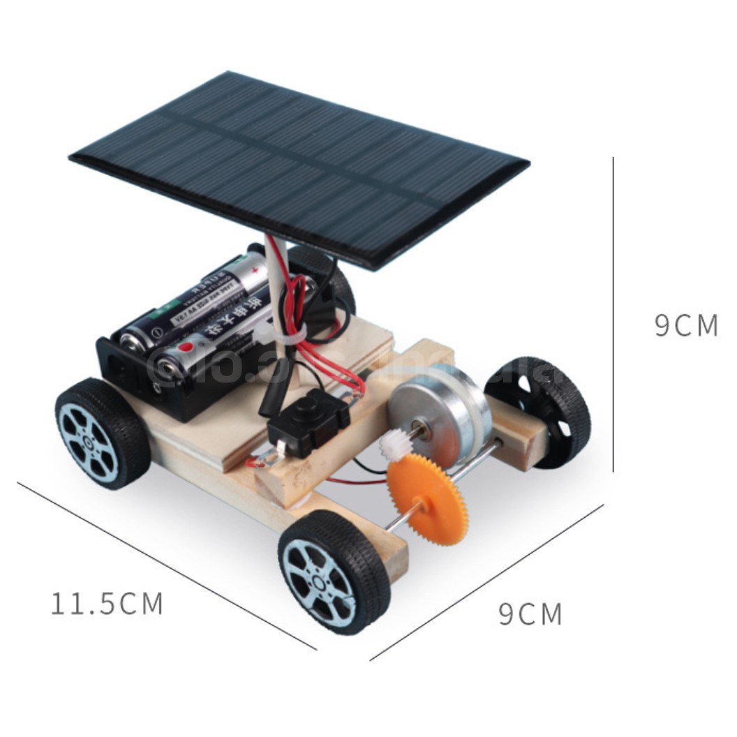 ZP006 ชุดเรียนรู้ ชุดประกอบไม้ รถพลังงานแสงอาทิตย์ Solar Car kit Wooden Education Kit STEM รถโซล่าเซลล์ ของเล่นเสริมทักษะ เสริมพัฒนาการ