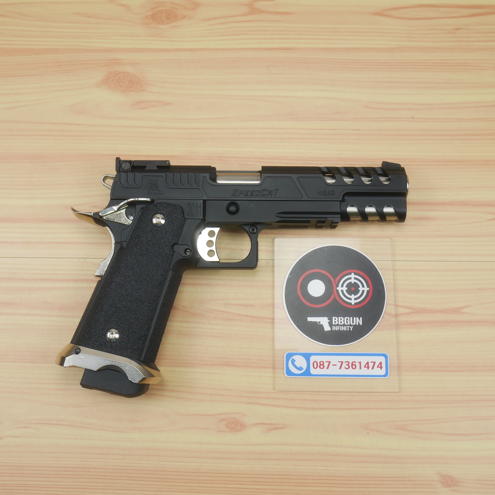 บีบีกันอัดแก๊ส Army Armament R616-1 LimCat SpeedCat 5.1 Black BB GUN