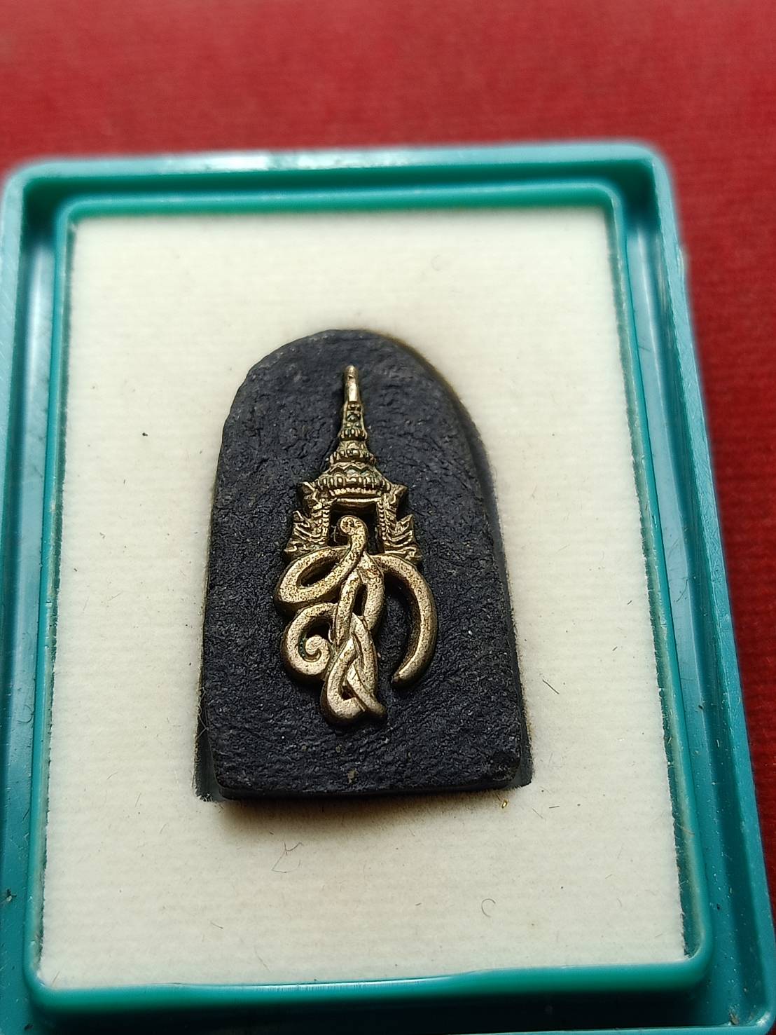 พระหลวงพ่อทวด เนื้อว่าน วัดห้วยมงคล พระนามาภิไธย สก. ปี 2544 พร้อมกล่อง (SKU-08919)