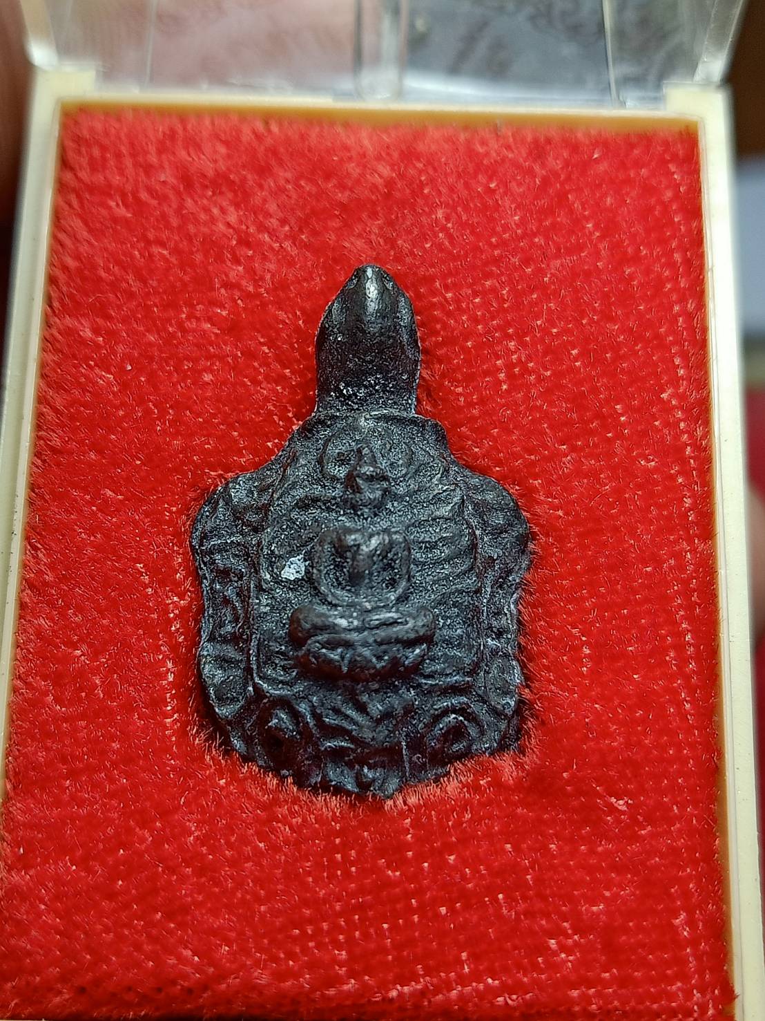 พญาเต่าเลือน รุ่น 1 หลวงพ่อผล วัดดักคะนน จ.ชัยนาท พร้อมกล่อง (SKU-11478)