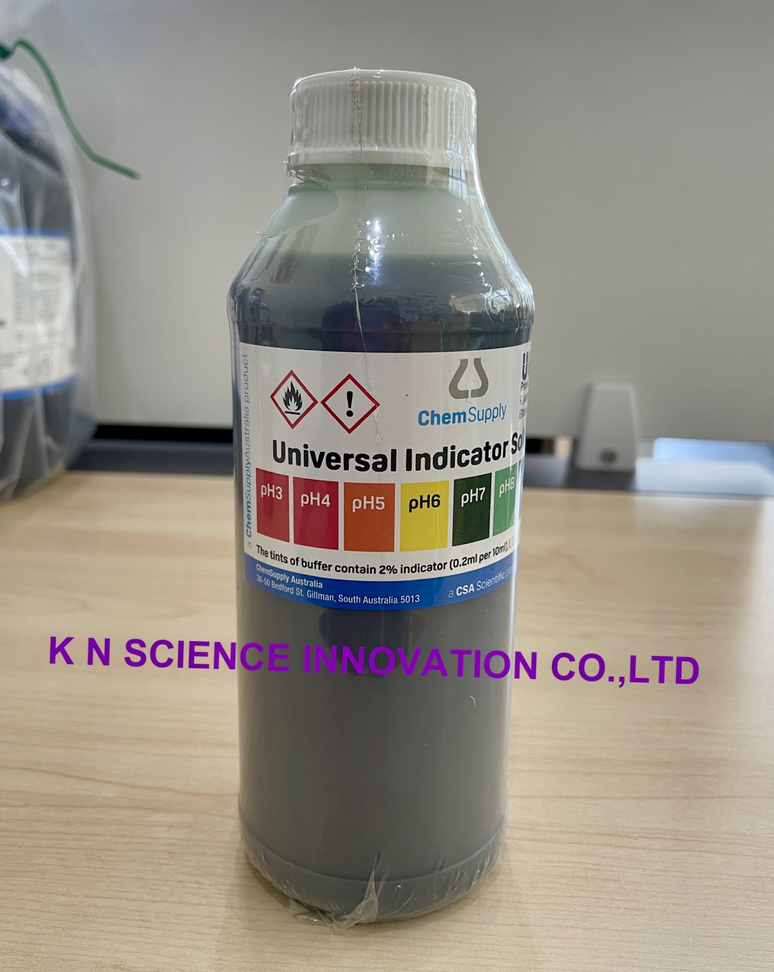 UNIVERSAL INDICATOR pH 3-11 Lab Chemsupply 500 ML UL000