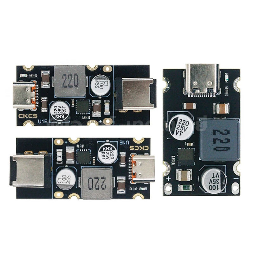 PD65W โมดูลชาร์จแบตเตอรี่ ชาร์จเร็ว USB Type C PD65W Fast Charging module Type-C PD3.1 QC3.0 โมดูลชาร์จเร็ว Quick Charger Input 8-30VDC