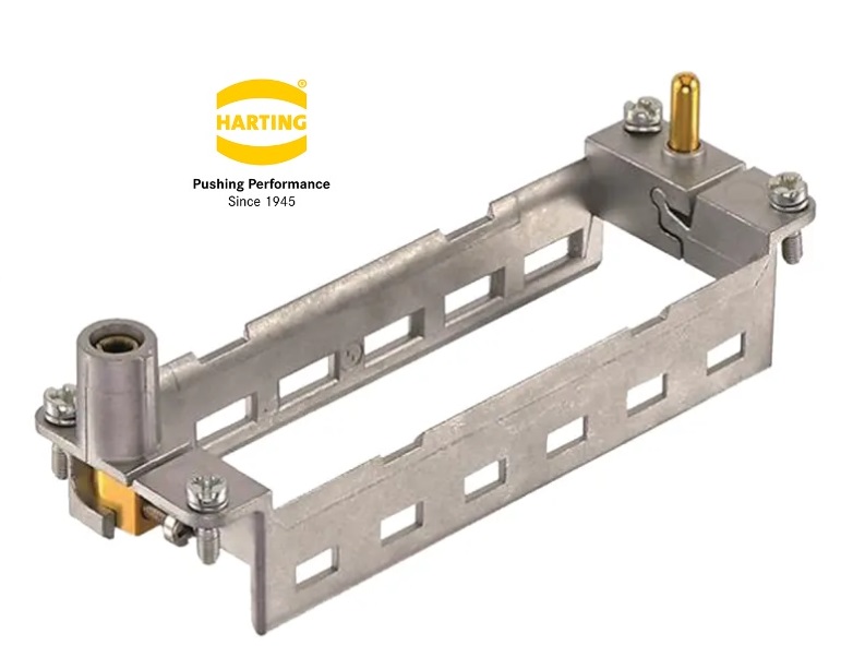 09142240303 HARTING Hinged Frame for Use with 6 Modules HMC Connector, Hood, Housing