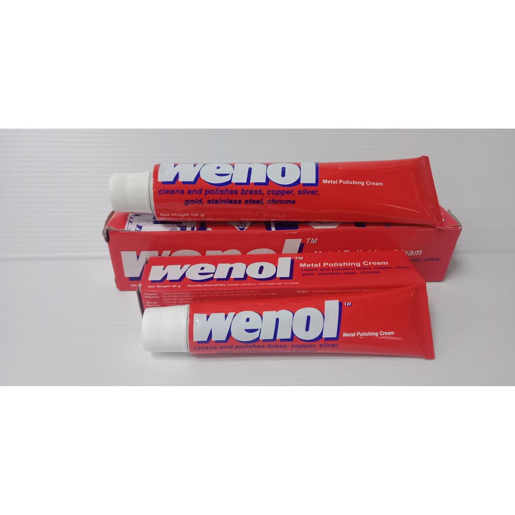 ครีมขัดโลหะ น้ำยาขัดเงา วีนอล WENOL 50 100 กรัม