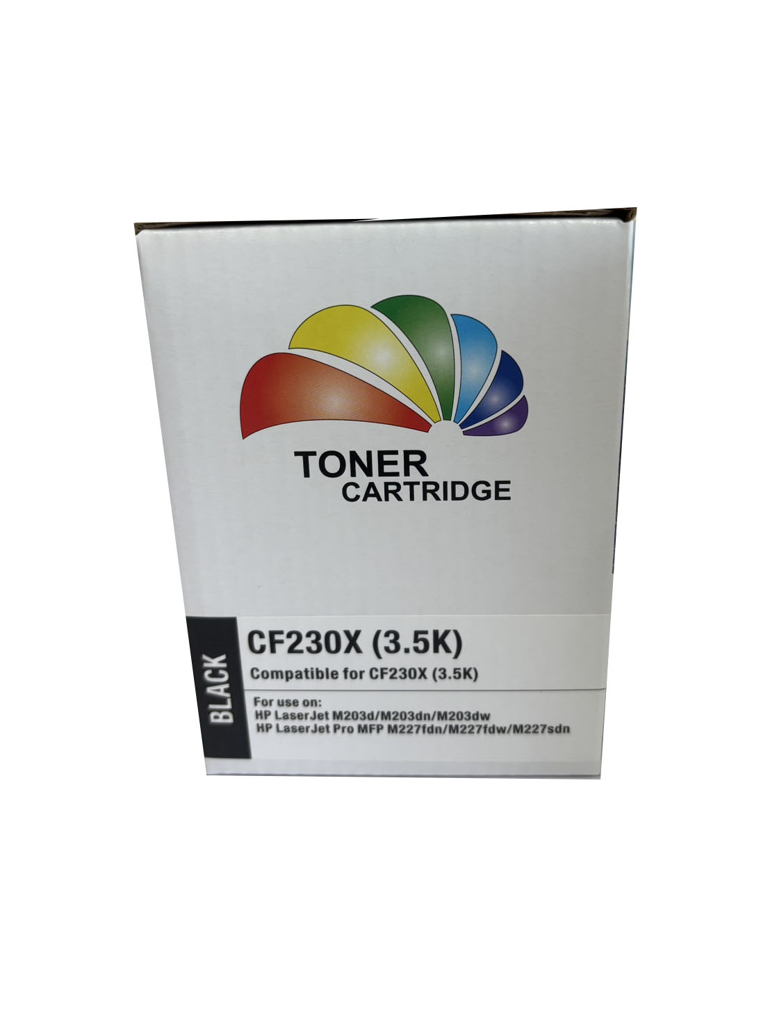 ตลับหมึกพิมพ์เทียบเท่าสำหรับเครื่องพิมพ์เลเซอร์ ยี่ห้อ HP รุ่น CF230X (3.5K) Black