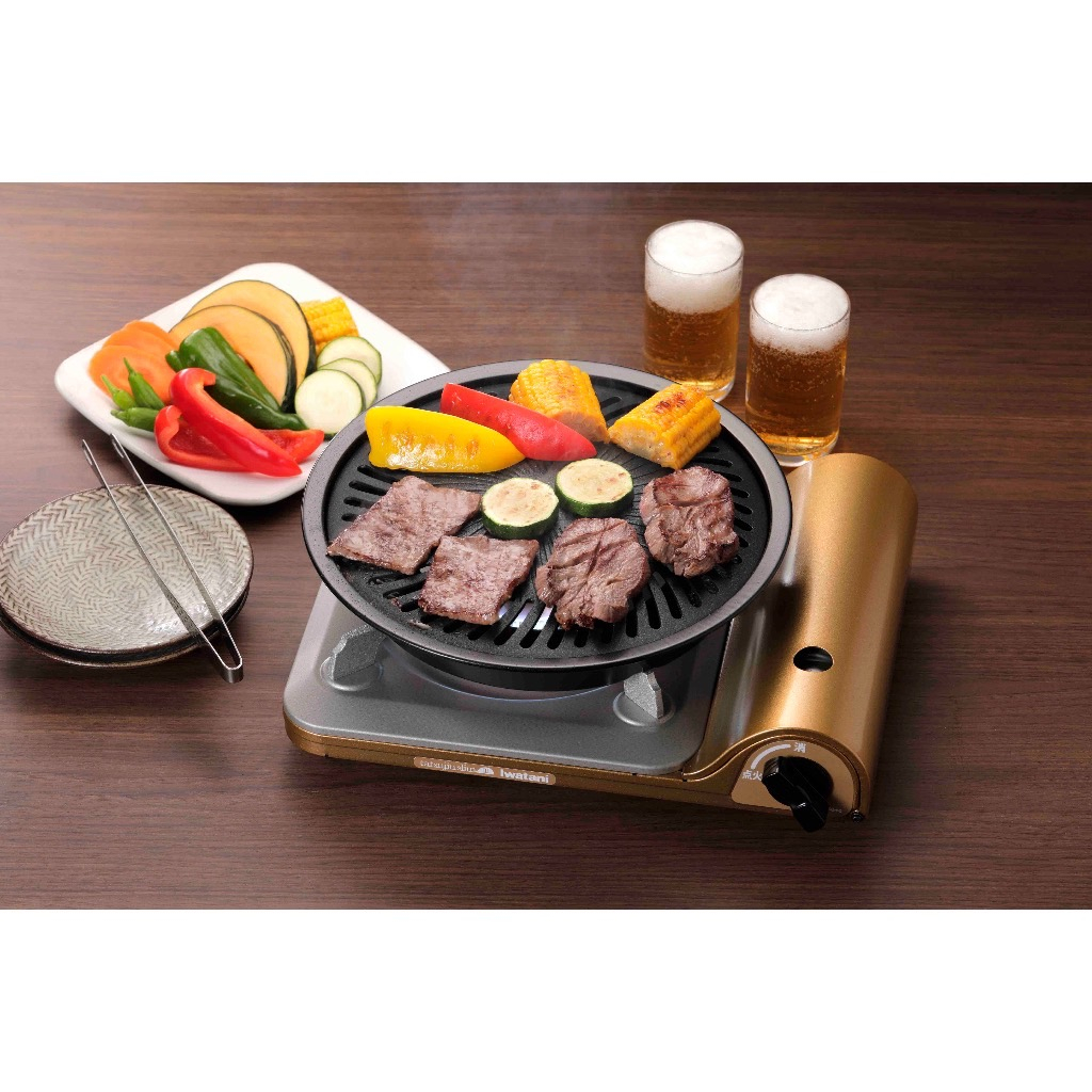 Iwatani เตาแก๊สกระป๋องพกพา แคมปิ้ง Tatsujin Slim รุ่น CB-SS-50T แถมฟรีแก๊สกระป๋องขนาด 250 กรัม จำนวน 1-2 กป. เลือกได้