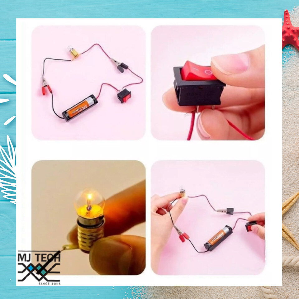 ชุดทดลอง ชุดวงจร พัดลมไฟฟ้า วงจรพัดลม ชุดประดิษฐ์ พัดลมไฟฟ้า ** แบบคละสี **