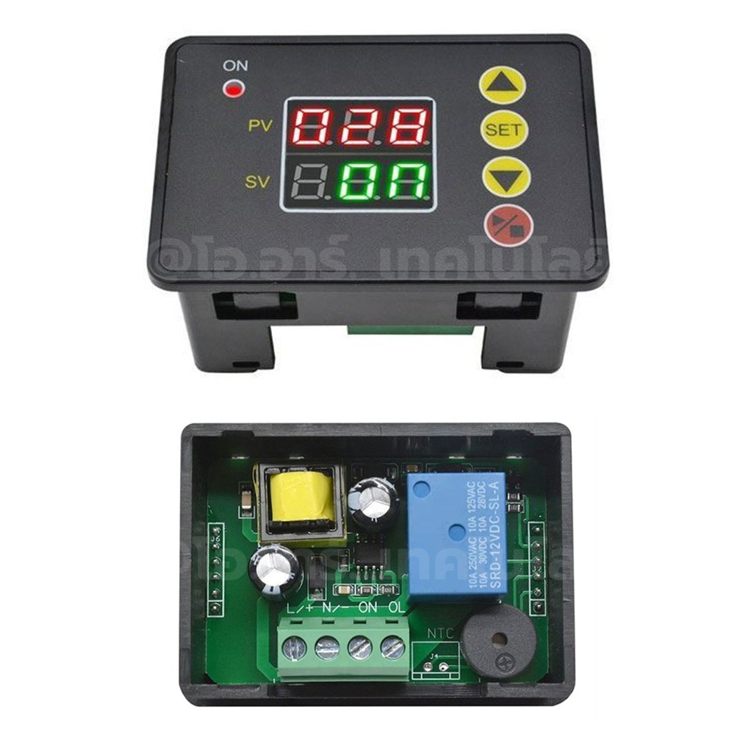 T2310 12VDC/24VDC/220VAC เครื่องควบคุมเวลา เปิด-ปิด Time Controller Delay Timer Relay Module โมดูลควบคุมเวลา ดีเลย์ ตัวหน่วงเวลา โมดูลควบคุม เปิด-ปิด