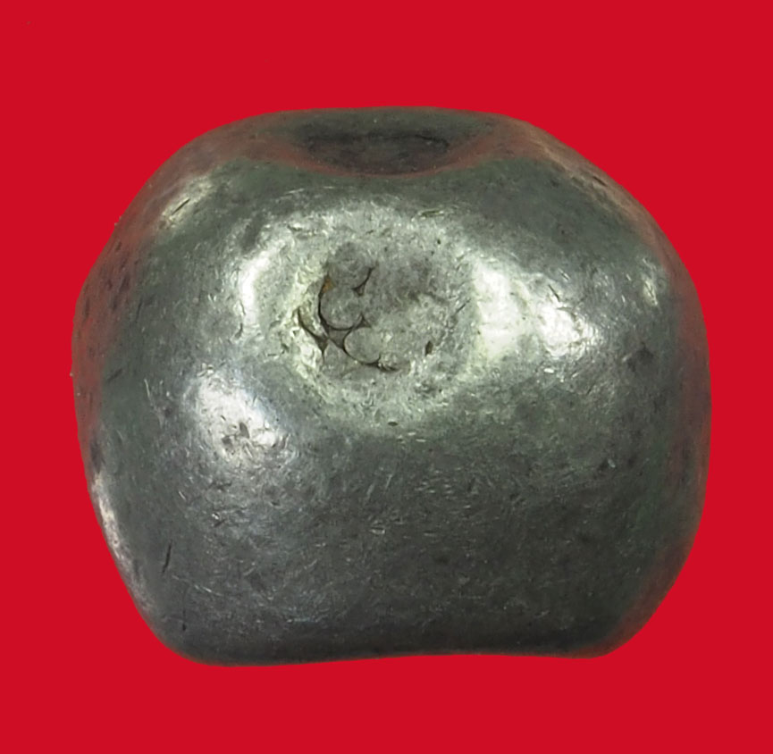 ขายแล้ว *32959 เงินพดด้วงสมัยกรุงศรีอยุธยา หนัก 1 บาทเนื้อเงิน 10.1