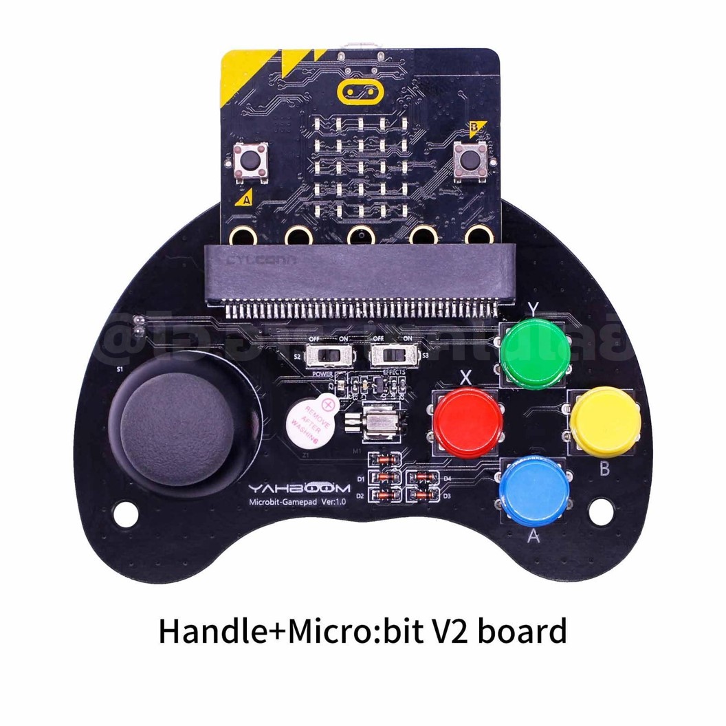 Yahboom จอยไมโครบิต จอยสติ๊ก Joystick Micro:bit GamePad Handle for Microbit V2/V1.5 (รวมบอร์ด/ไม่รวมบอร์ด)