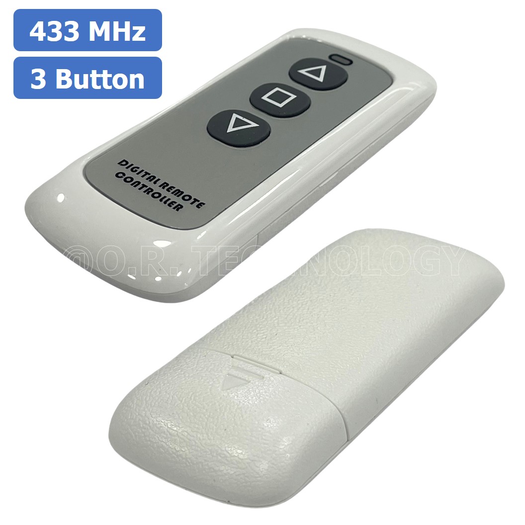 (1ชิ้น) BA292 รีโมทควบคุม 3 ปุ่ม ความถี่คลื่น 433MHz 3 Button RF Remote Control รีโมทควบคุมไร้สาย รีโมทไร้สาย