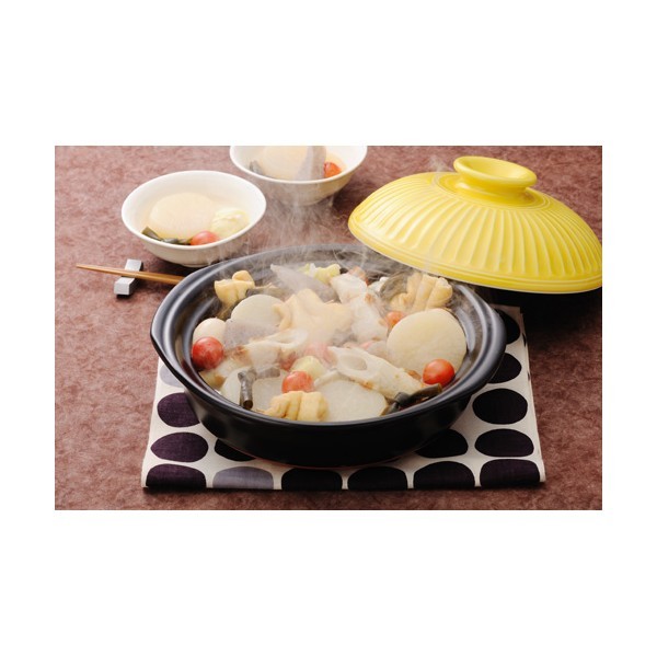192-0911 Kikka 9 go หม้อเคลือบดินเผา(GINPO) ขนาดบรรจุ 2.7 ลิตร