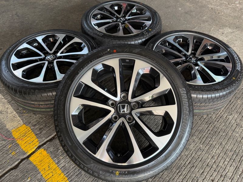 ล้อ Honda Accord G9 ขอบ 18 Topยางใหม่ Bridgestone Toranza Too5a 🛞 235/45/18ปลายปี23 (1 ชุด 4 วง)