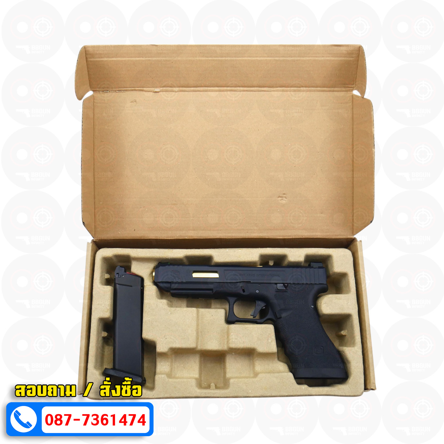 บีบีกันอัดแก๊ส AW Custom SAI Tier One G34 BB GUN