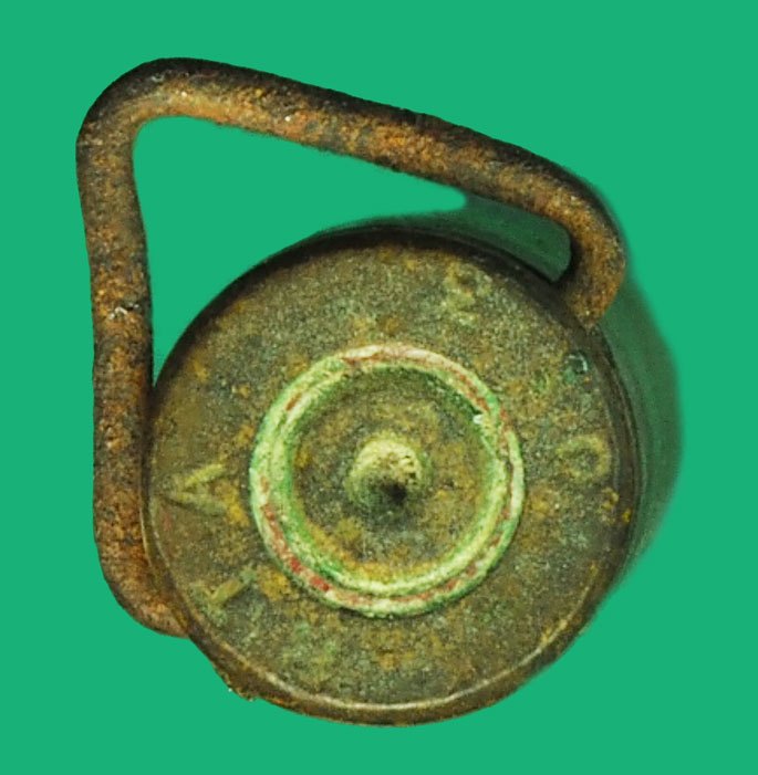 ขายแล้ว*37881 ตะกรุดลูกปืนด้าน หลวงพ่อกวย วัดโฆษิตราราม ชัยนาท เก่าถึงยุค 12