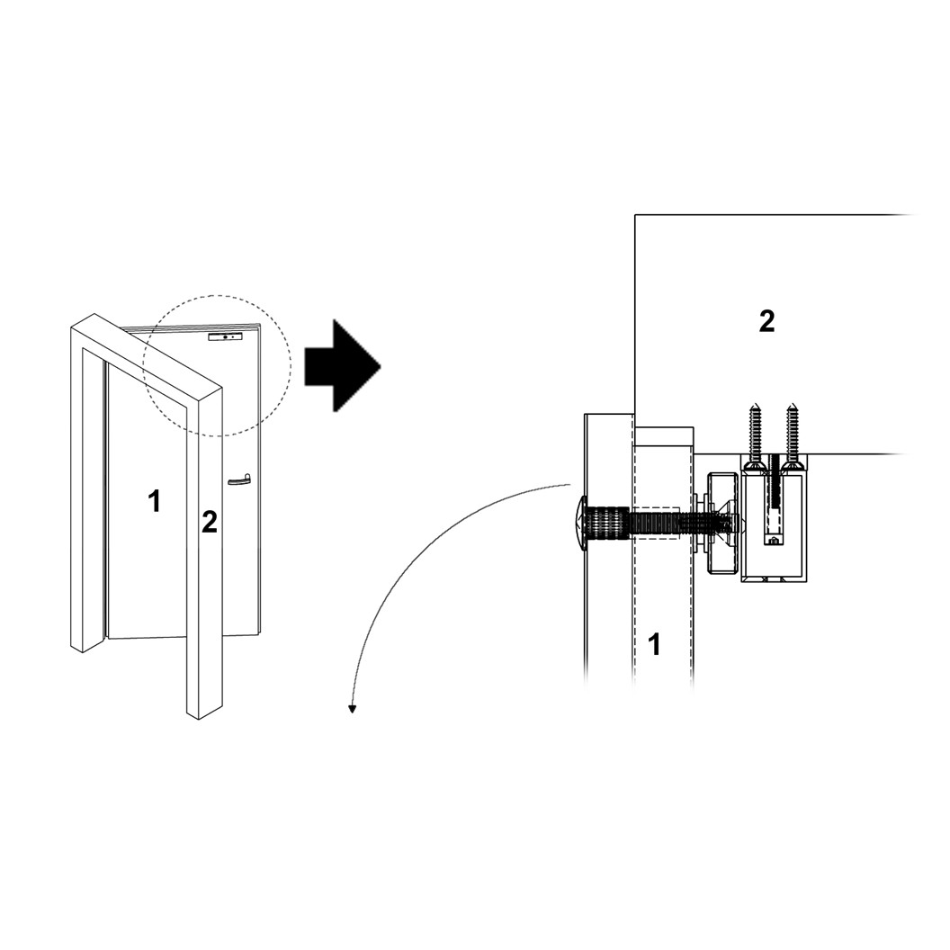 SY-L280S 12V 280kg ประตูแม่เหล็กไฟฟ้า โซลินอยด์ล็อค Electromagnetic lock 280KG 12VDC Solenoid lock กลอนประตูไฟฟ้า กลอนไฟฟ้า Electric Sucktion door lock Electromagnet