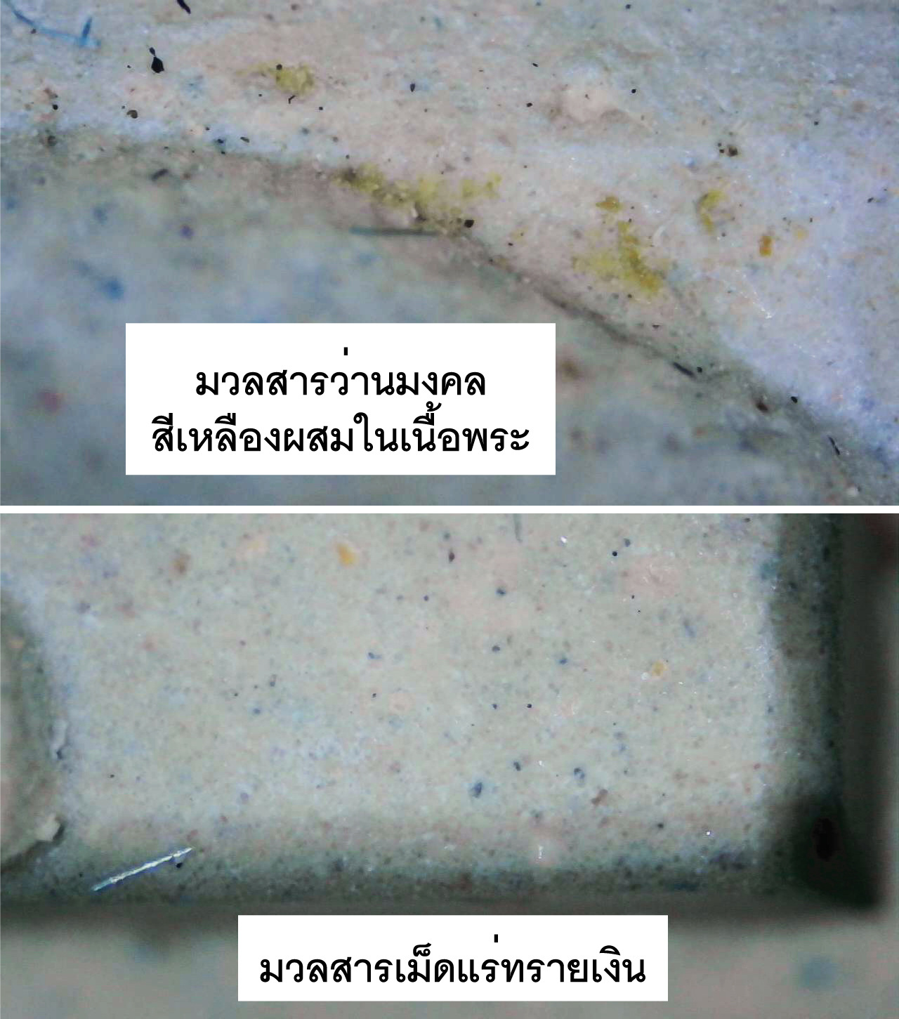 พระผงหลวงพ่อสดวัดปากน้ำ ด้านหลังสมเด็จพระพุฒาจารย์โต งานถวายผ้ากฐิน ที่วัดร้อยไร่ พระนครศรีอยุธยา ปี 2545 พร้อมตลับจากวัด