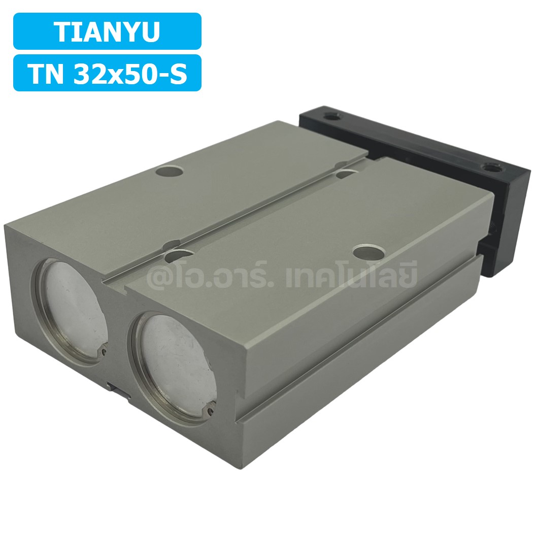 TN 32x50-S กระบอกลม แบบแกนคู่ กระบอกลมคอมแพ็ค 2 แกน Twin-Rod Cylinder compact Double-shaft Air Pneumatic TN32x50-S