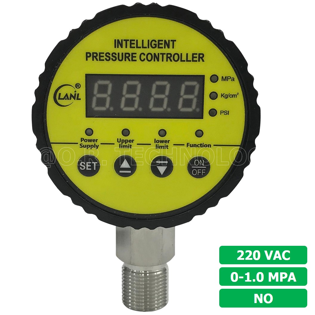 (1ชิ้น) LY-810 220VAC 1.0MPA สวิทช์แรงดันดิจิตอล เกจวัดแรงดันดิจิตอล Intelligent Pressure Controller Digital Pressure switch เครื่องวัดความดันดิจิตอล