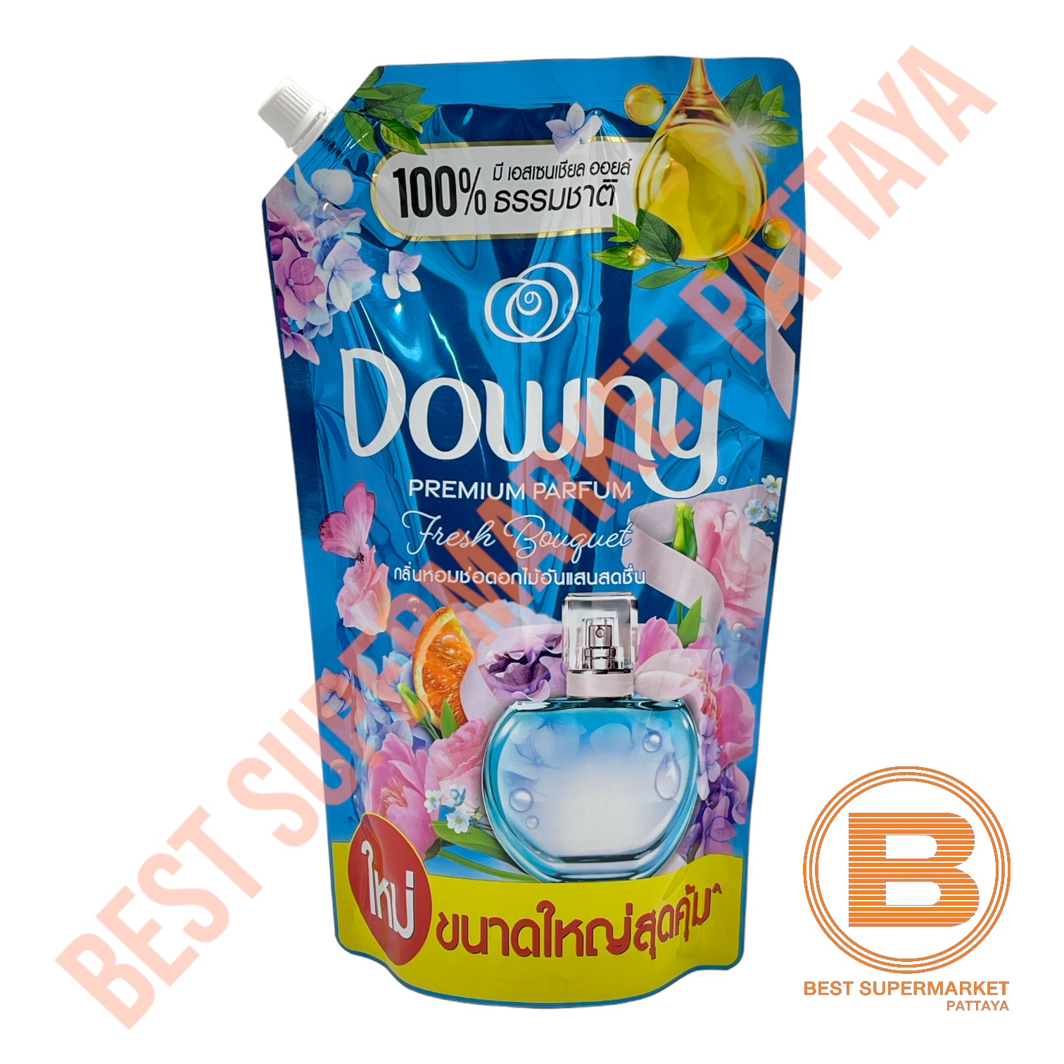 ดาวน์นี่ น้ำยาปรับผ้านุ่ม สูตรเข้มข้น 1 ลิตร Downy Concentrated Fabric Softener 1 L.