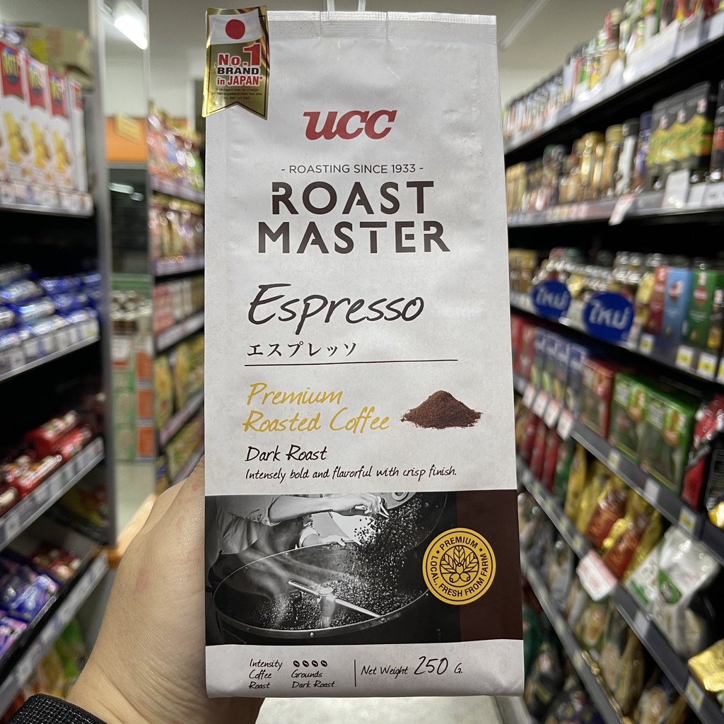 ยูซีซี โรสต์ มาสเตอร์ กาแฟคั่วบด 250 กรัม UCC Roast Master Ground Roasted Coffee 250 g.