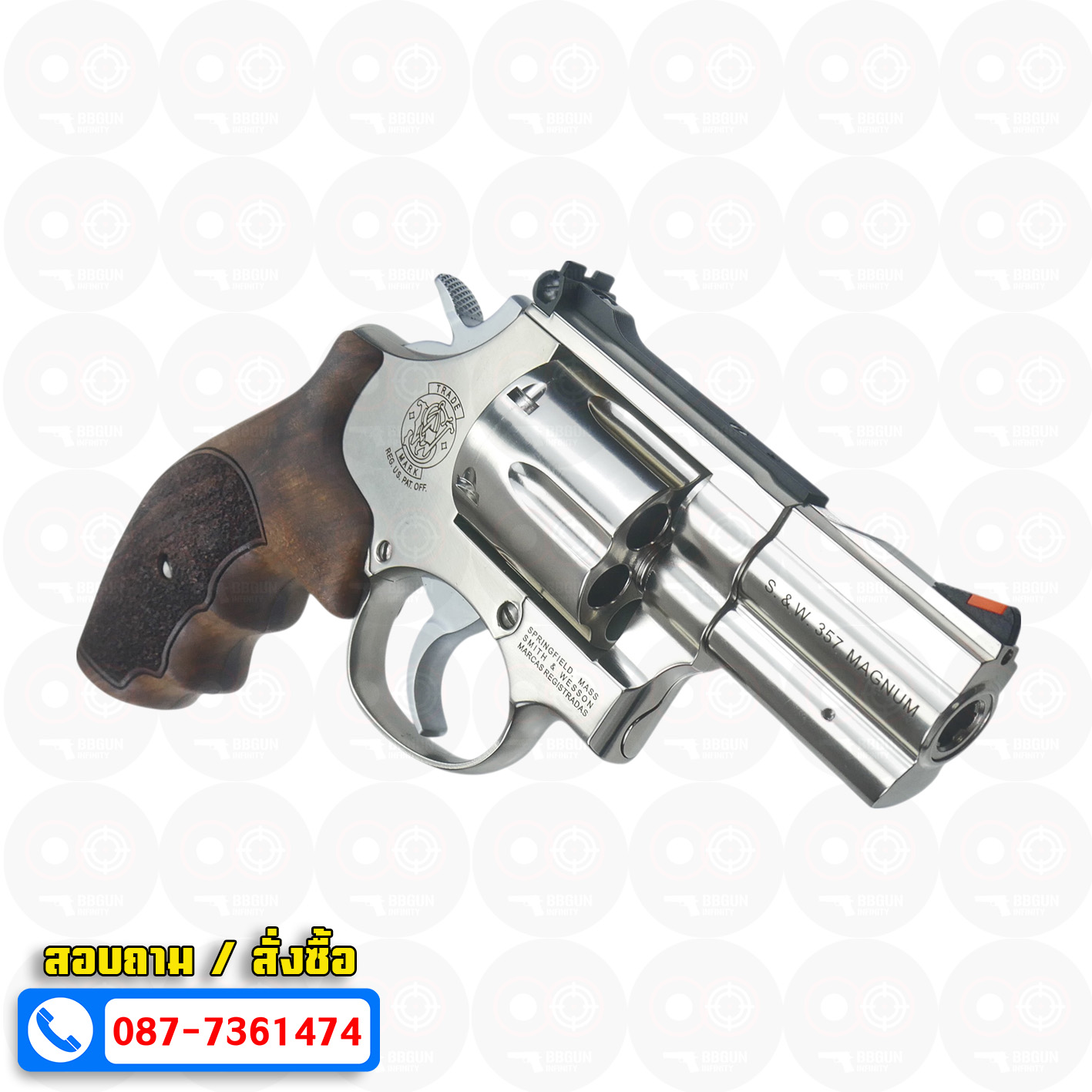 บีบีกัน ลูกโม่ 2.5 นิ้ว ARES Revolver 2.5" Model ระบบแก๊ส Co2 BB GUN