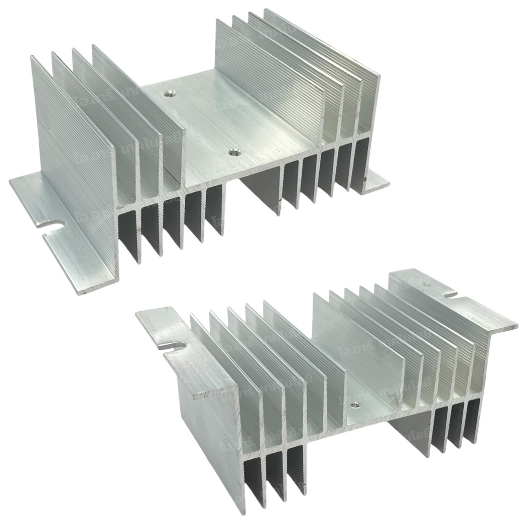 SSR-Heat Sink W-70 อลูมิเนียมฮีทซิงค์ แผ่นระบายความร้อนโซลิดสเตทรีเลย์ Aluminum Heat Sink Solid State Relay SSR Heatsink W70