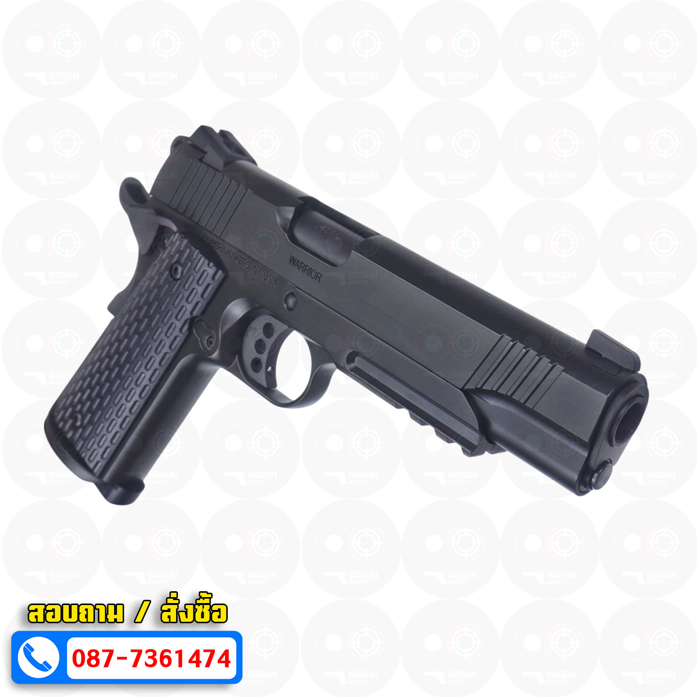 บีบีกันอัดแก๊ส T8 SP System KIMBER 1911 สีดำ BB GUN