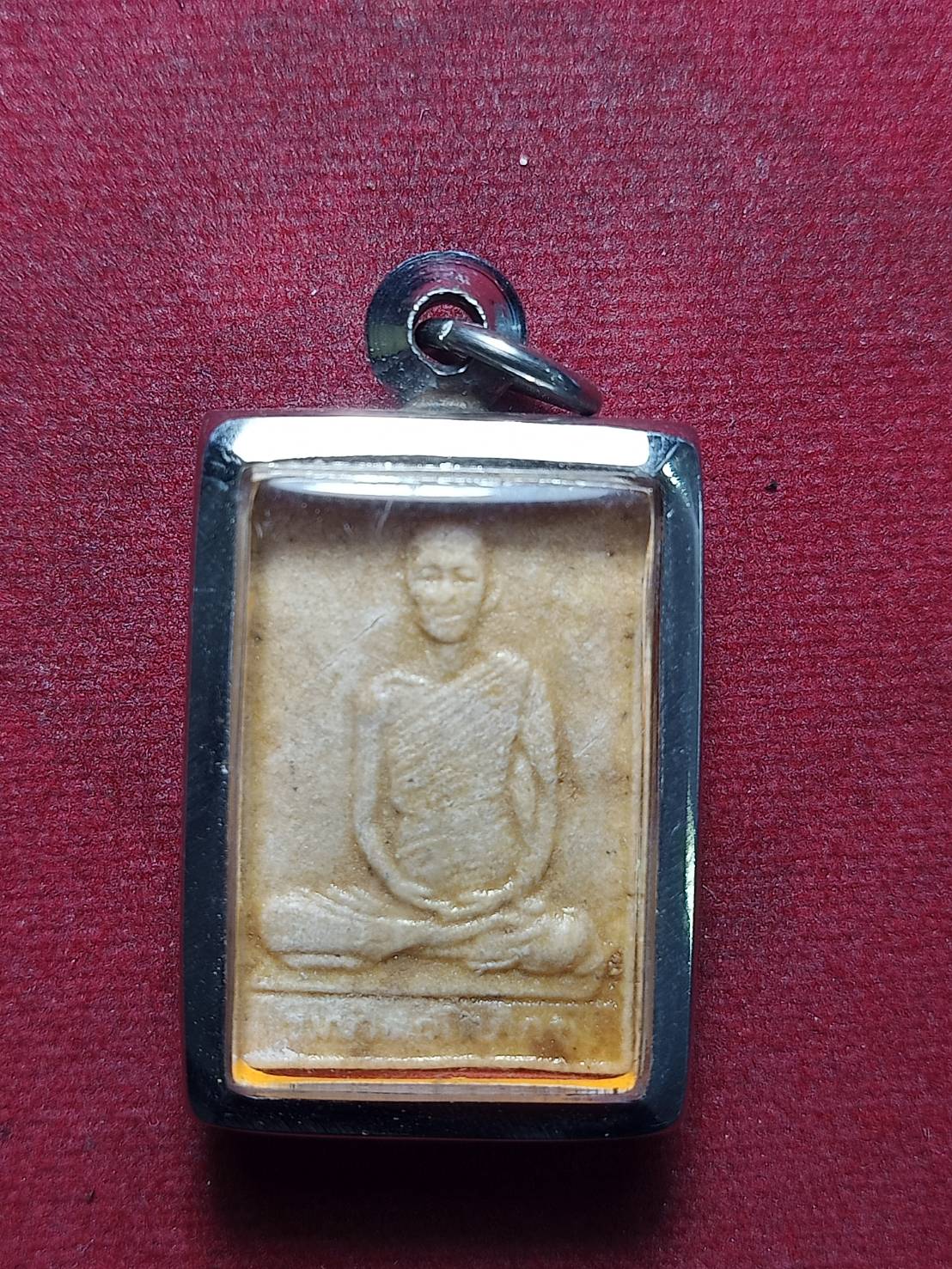 พระผงรูปเหมือนท่านเจ้าคุณนรรัตน์ราชมานิต วัดเทพศิรินทร์ กรุงเทพ ปี 2516 (SKU-11426)