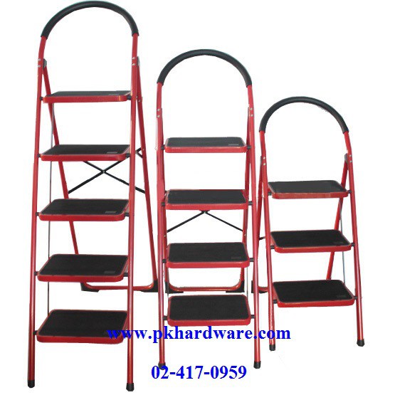 บันไดอลูมิเนียม DELI Ladder รุ่น DLS205 (ราคารวมแวท) มีแป้นเหยียบเต็มเท้า ขนาด 5 ขั้น บันไดอเนกประสงค์{1500221601}